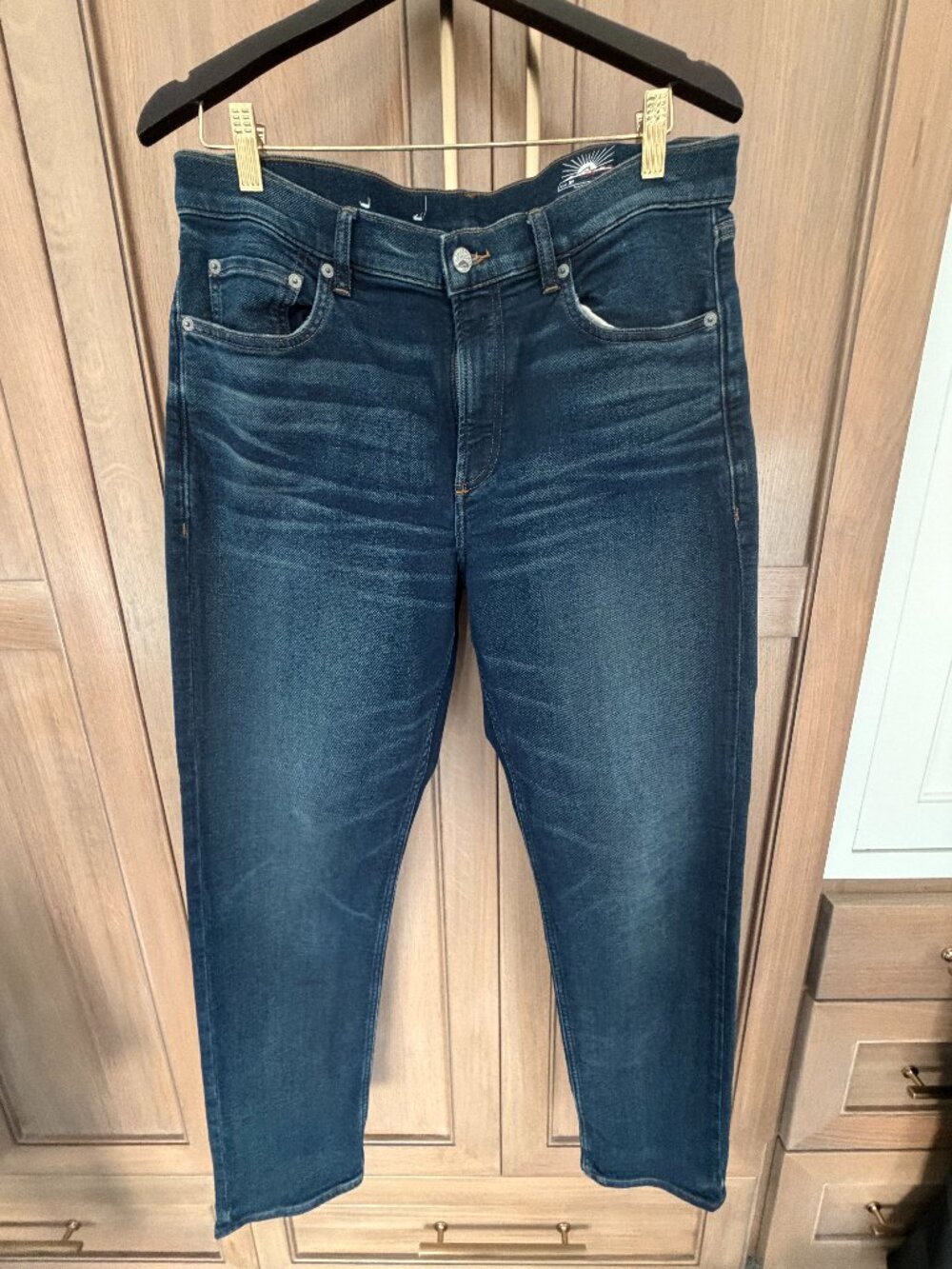 Stretch Terry Indigo 5-Pocket Pant - Belmar Coast Wash